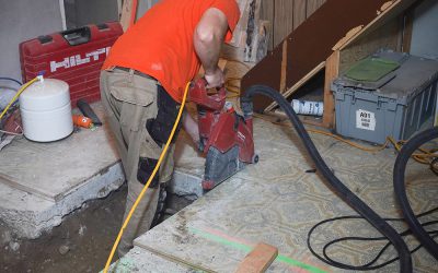 Renovations with Dustless Concrete Cutting